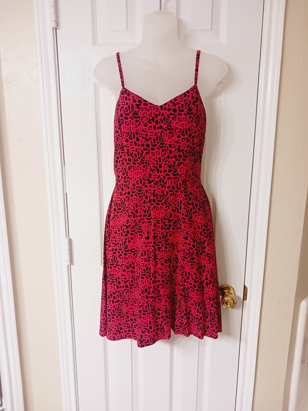 Apt. 9 Pink & Black Cami Dress NWOT